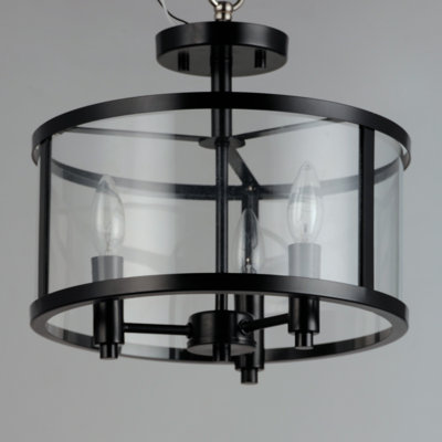 Senne Glass Flushmount