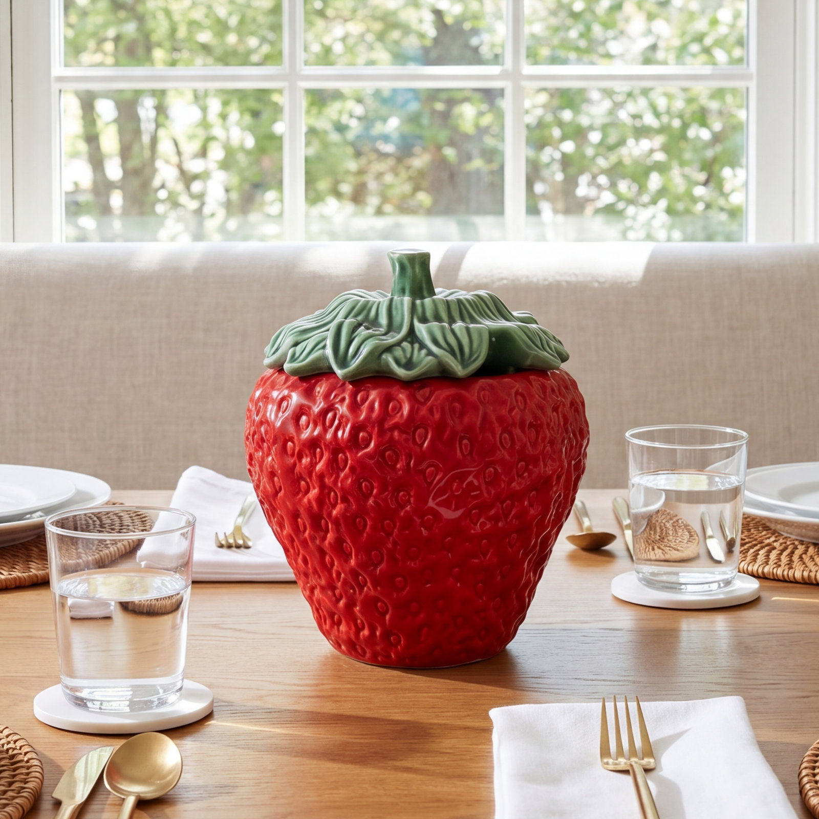 Strawberries Earthenware Tureen