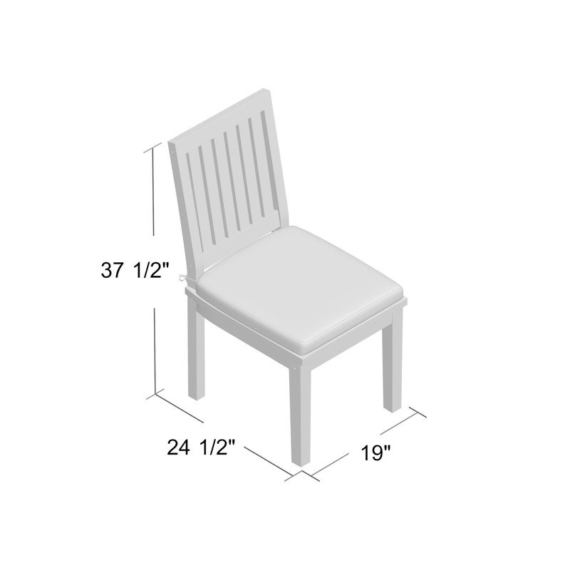 Marina Outdoor Patio Teak Dining Chair