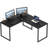 Cleao L-Shaped Metal Base Computer Desk-625406574