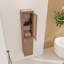 Armoire de salle de bain latérale, portes à fermeture douce, conception à fixation flottante
