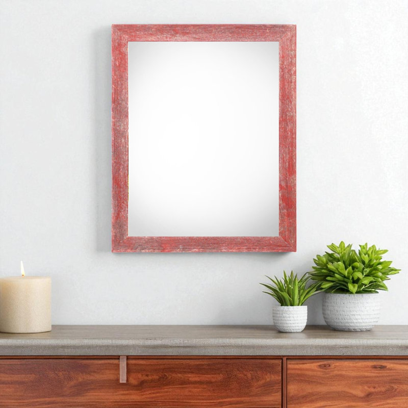 Cadre photo simple Bianca-Maria, Rouge, 24 po x 30 po