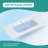 Integrated white ceramic basin, drain assembly NOT included