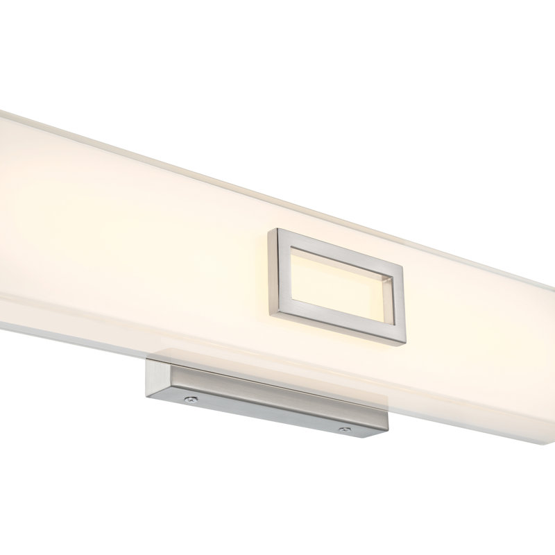 Farell Dimmable LED Vanity Light, Brushed Steel