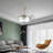 Kevin-Leigh Ceiling Fan with Light Kit