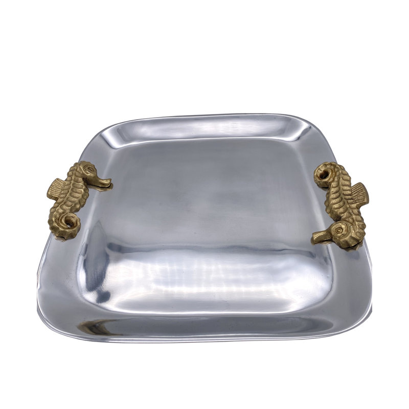 Dovecove Glam Aluminum Tray