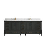 Aberdeen 84'' Double Bathroom Vanity with Top