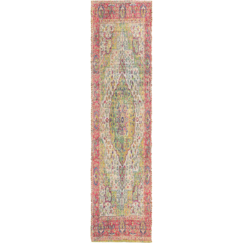 Micharl Cotton Ikat Indoor Rug, Runner 2'2" x 8'