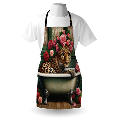 No Pattern Bib Apron
