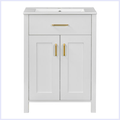Modern Bathroom Vanity Combo with Ceramic sink