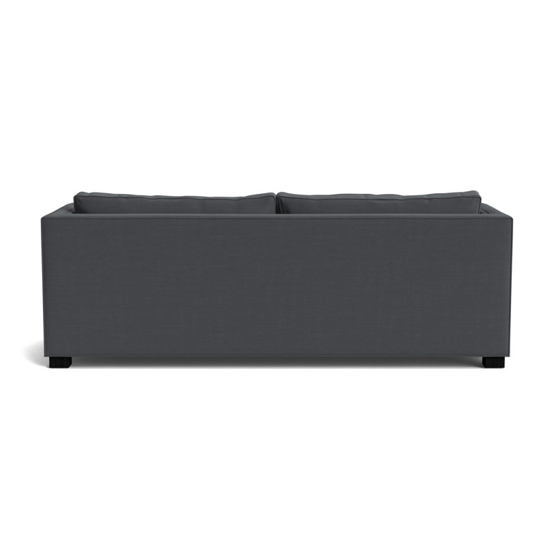 Keaton No Nail 84 Sofa, Performance Linen - Charcoal, Black
