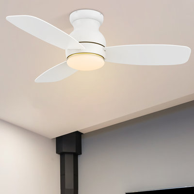 44"   Smart DC Ceiling Fan with light, Remote control