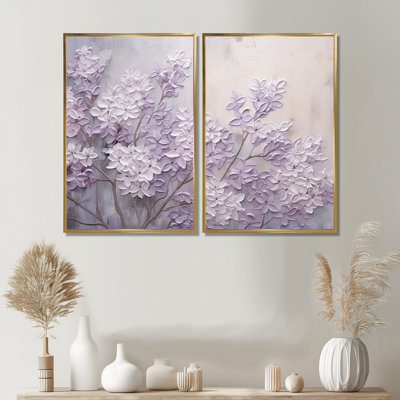 Kalvin - Purple Art Prints On Canvas
