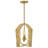 40" 6-Light Candle Open Frame Linear Chandelier-142960121