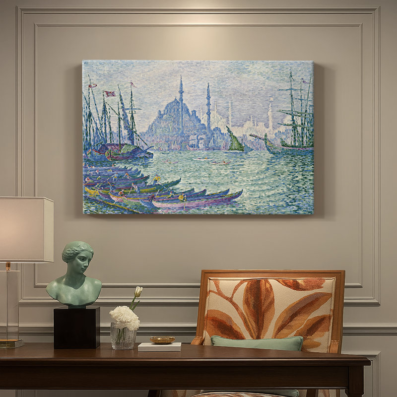 Constantinople (Yeni-djami) - Paul Signac - Toile tendue avec châssis - 1909