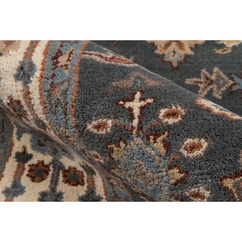 Salazar Hand Tufted Wool Oriental Indoor Rug, Rectangle 2' x 3'