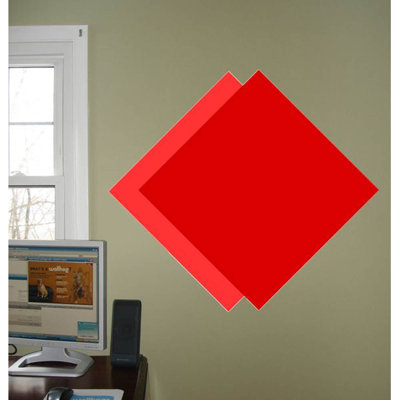 Abstract Non-Wall Damaging Wall Decal