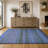 Premium Machine Washable Dream Shag ADS527 Striped Rug-1178795990-1178796006