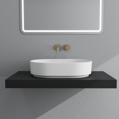 23'' X 15'' Stone Resin Bathroom Vessel Sink