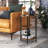 Mauch Round End Table with 3-Tier Storage Shelves-615976144