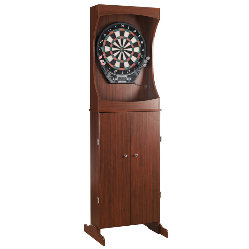 Ensemble d'armoire et de jeu de fléchettes électronique