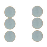 Gemstone Moonstone Stoneware Bread And Butter Plate