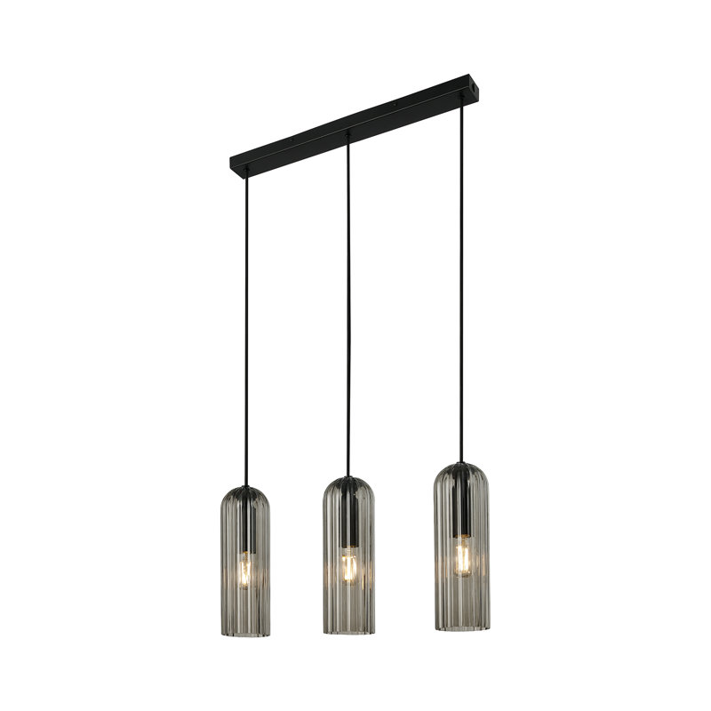 Miella 3 - Light Kitchen Island Pendant, Smoked