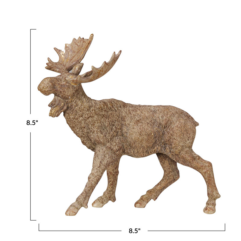 Resin Standing Moose