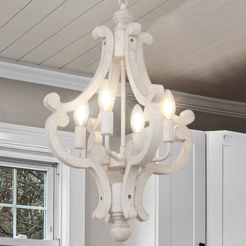 Ea 4 - Light Dimmable Lantern Geometric Chandelier