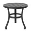 Ensemble bistro d'extérieur 3 pièces, tissu en polyester enduit de PVC, structure en fer thermolaqué