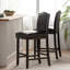 Ensemble de 2 tabourets de bar rembourrés aux détails exquis-722083485