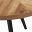 Ensemble de table de salle à manger et de chaises rembourrées 45 "Aurthur - tissu beige-118608189