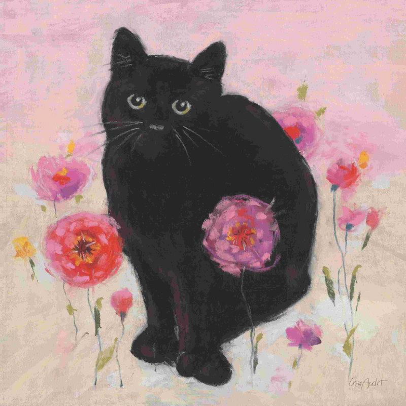Nina le chat 02, H 12 po x l 12 po