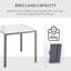 Metal Base Dining Table