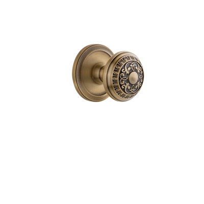 Grandeur Circulaire Rosette Single Dummy with Windsor Door Knob