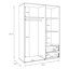 Mijah 3 Door Manufactured Wood Wardrobe-1796258764
