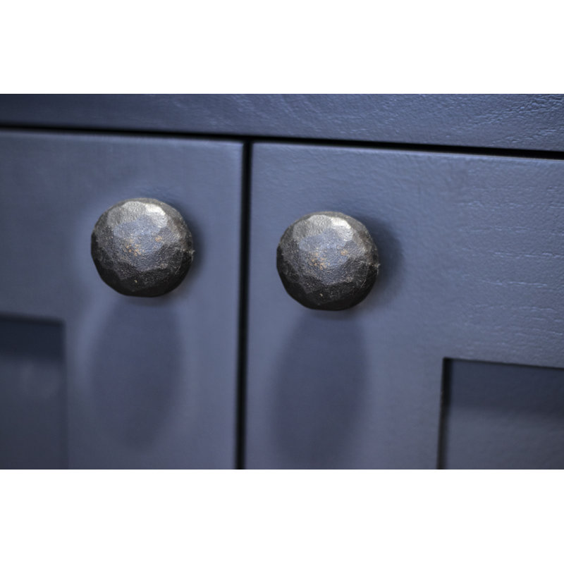 Elan 33mm Diameter Mushroom Knob, Black