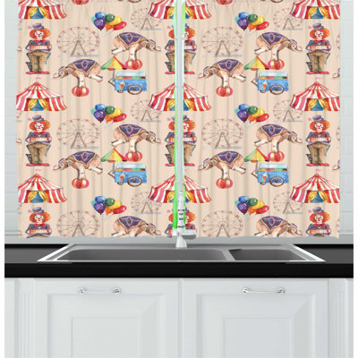 Pointed Kitchen Curtain