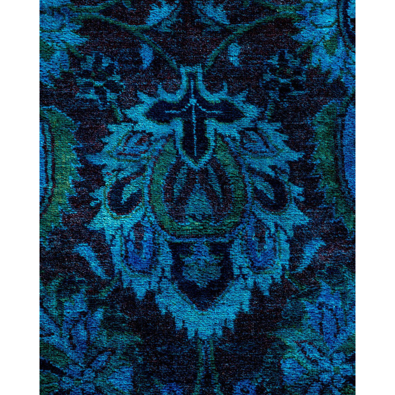 Fine Vibrance One-of-a-Kind 3' 2" X 5' 2" Hand Knotted Area Rug
