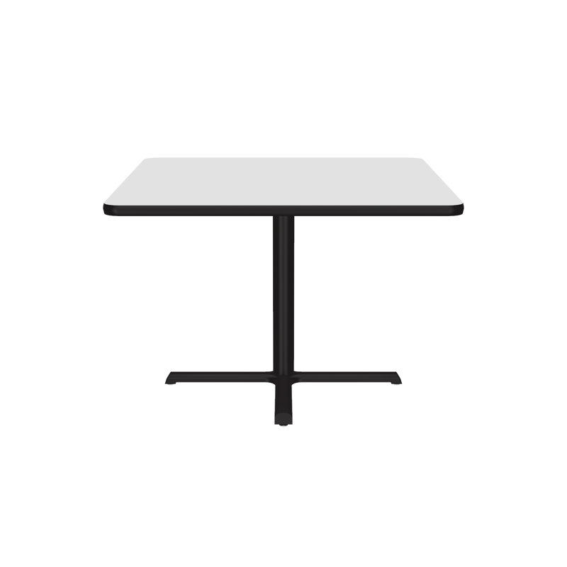 Table carrée pour salle de pause, H 29 po x L 42 po x L 42 po