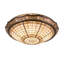Fleur-de-Lite 8 - Light Semi Flush Mount