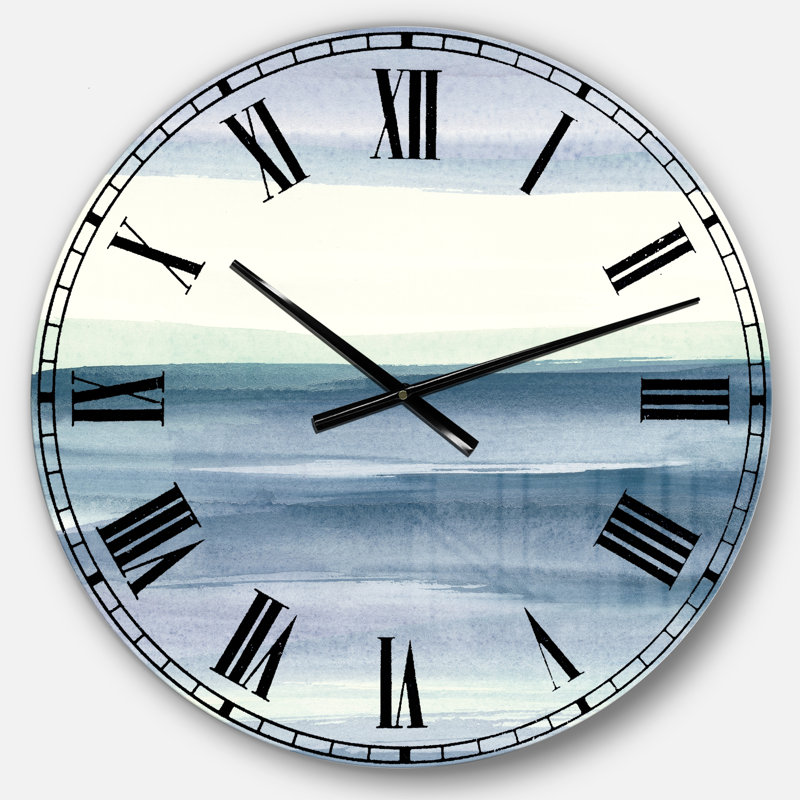 Horloge murale Swigart Farmhouse Dawn I - Minimalist, Grand