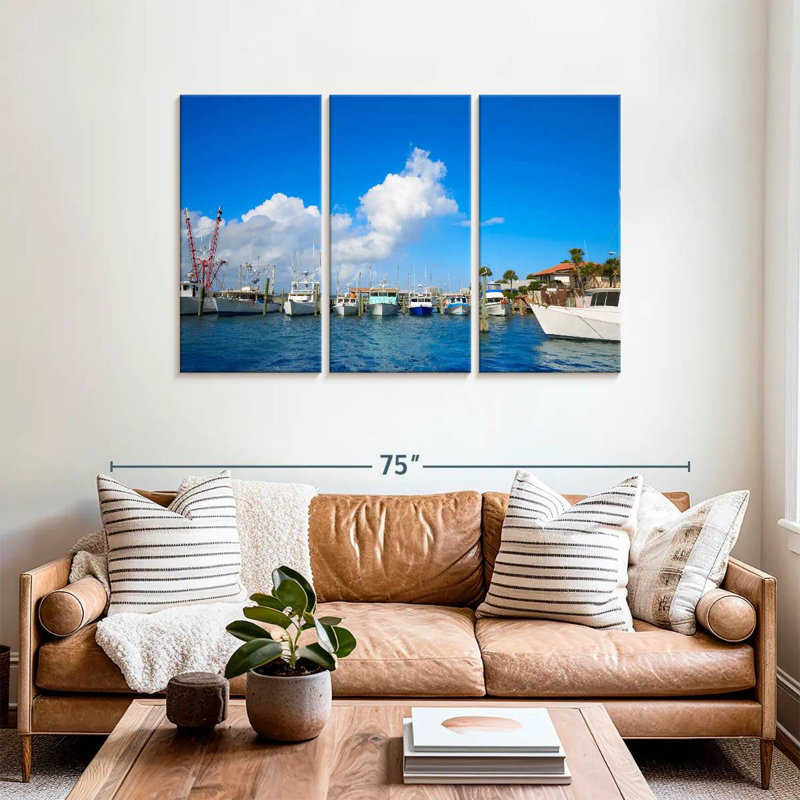 Mehar Port Orange Marina Boats, 36" H x 57" W