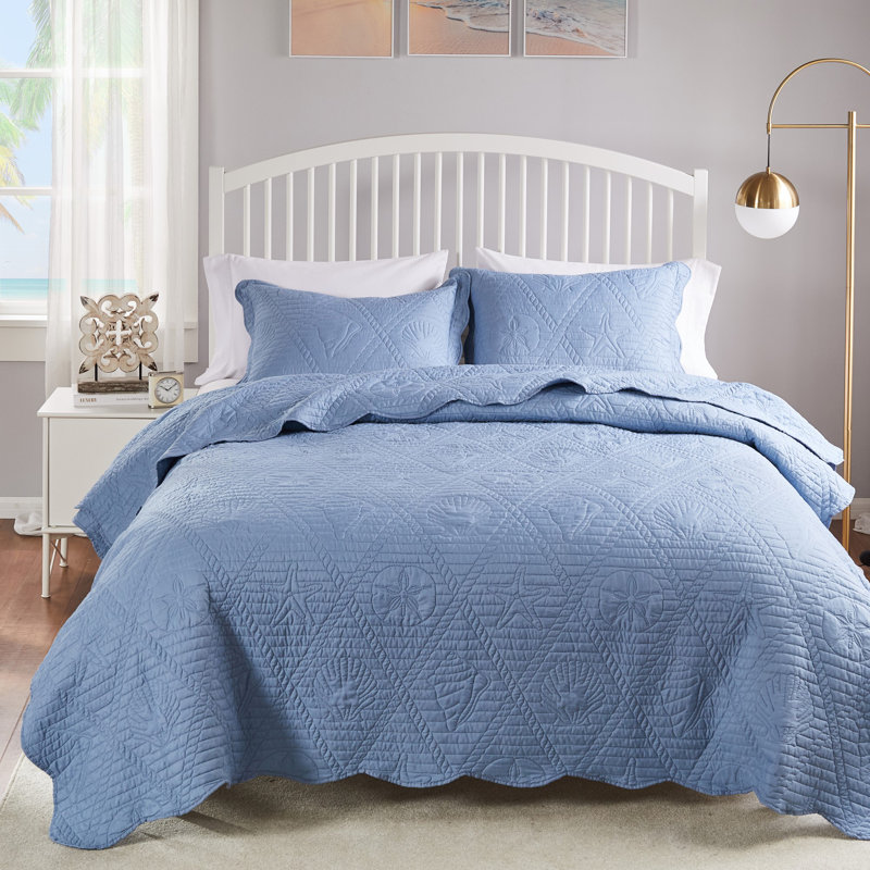 Taupe Reversible Microfiber Full Quilt Set