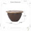 Table basse en bois et fer