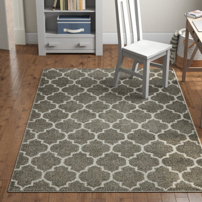 Geometric Shag Area Rug