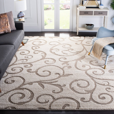 Tapis floral Auralee Performance