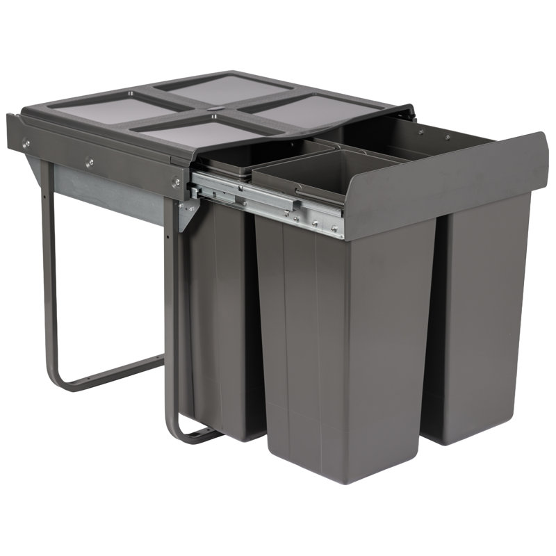 Plastic Pull Out Rubbish Bin