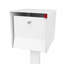 Boîte aux lettres Quick-Ship UpTown en blanc sur blanc-106534016
