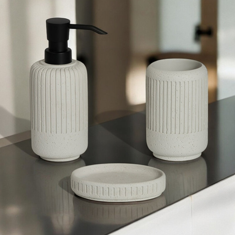 Shardell Bathroom Accessory Set